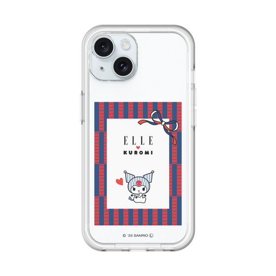 スリムプロテクションプレミアムケース［ ELLE×マイメロディ＆クロミ - トリコロールカラーグラフィック6 ］