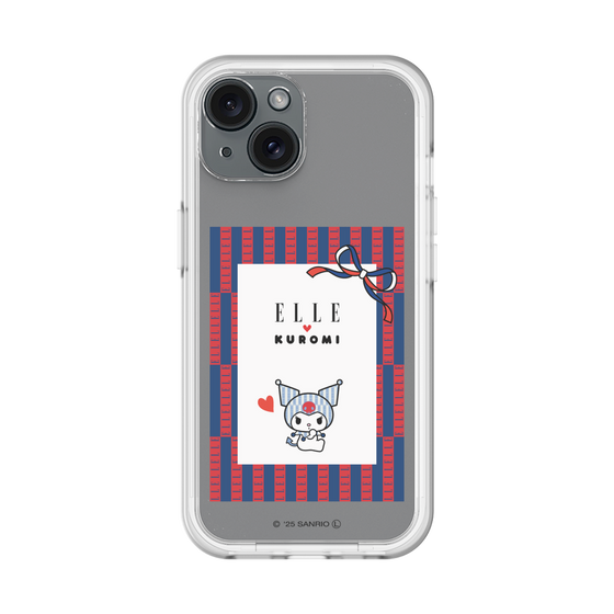 スリムプロテクションプレミアムケース［ ELLE×マイメロディ＆クロミ - トリコロールカラーグラフィック6 ］