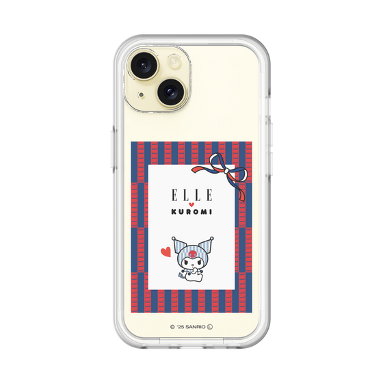 スリムプロテクションプレミアムケース［ ELLE×マイメロディ＆クロミ - トリコロールカラーグラフィック6 ］