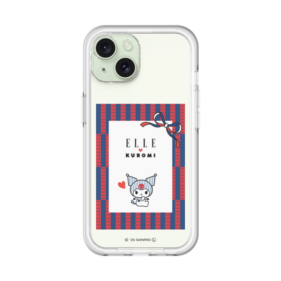 スリムプロテクションプレミアムケース［ ELLE×マイメロディ＆クロミ - トリコロールカラーグラフィック6 ］