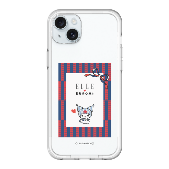 スリムプロテクションプレミアムケース［ ELLE×マイメロディ＆クロミ - トリコロールカラーグラフィック6 ］