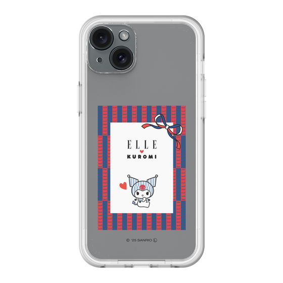 スリムプロテクションプレミアムケース［ ELLE×マイメロディ＆クロミ - トリコロールカラーグラフィック6 ］