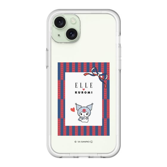 スリムプロテクションプレミアムケース［ ELLE×マイメロディ＆クロミ - トリコロールカラーグラフィック6 ］