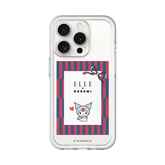 スリムプロテクションプレミアムケース［ ELLE×マイメロディ＆クロミ - トリコロールカラーグラフィック6 ］
