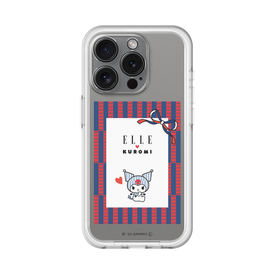 スリムプロテクションプレミアムケース［ ELLE×マイメロディ＆クロミ - トリコロールカラーグラフィック6 ］