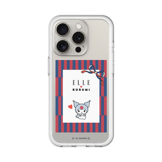 スリムプロテクションプレミアムケース［ ELLE×マイメロディ＆クロミ - トリコロールカラーグラフィック6 ］