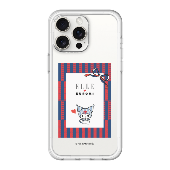 スリムプロテクションプレミアムケース［ ELLE×マイメロディ＆クロミ - トリコロールカラーグラフィック6 ］