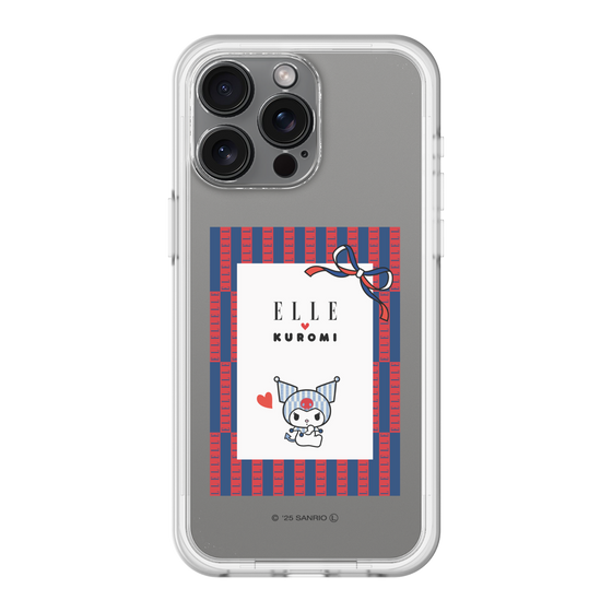 スリムプロテクションプレミアムケース［ ELLE×マイメロディ＆クロミ - トリコロールカラーグラフィック6 ］