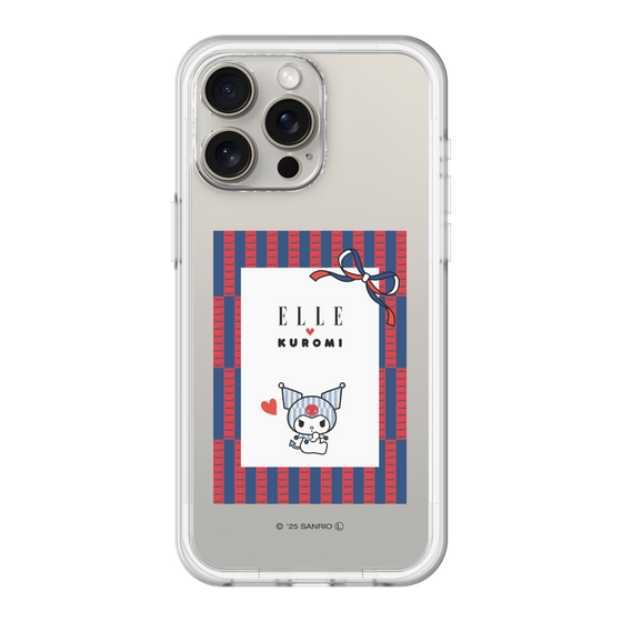 スリムプロテクションプレミアムケース［ ELLE×マイメロディ＆クロミ - トリコロールカラーグラフィック6 ］