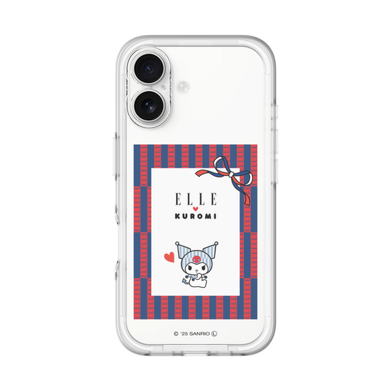 スリムプロテクションプレミアムケース［ ELLE×マイメロディ＆クロミ - トリコロールカラーグラフィック6 ］
