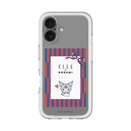 スリムプロテクションプレミアムケース［ ELLE×マイメロディ＆クロミ - トリコロールカラーグラフィック6 ］
