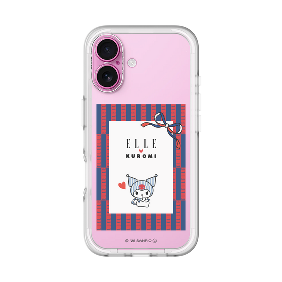 スリムプロテクションプレミアムケース［ ELLE×マイメロディ＆クロミ - トリコロールカラーグラフィック6 ］