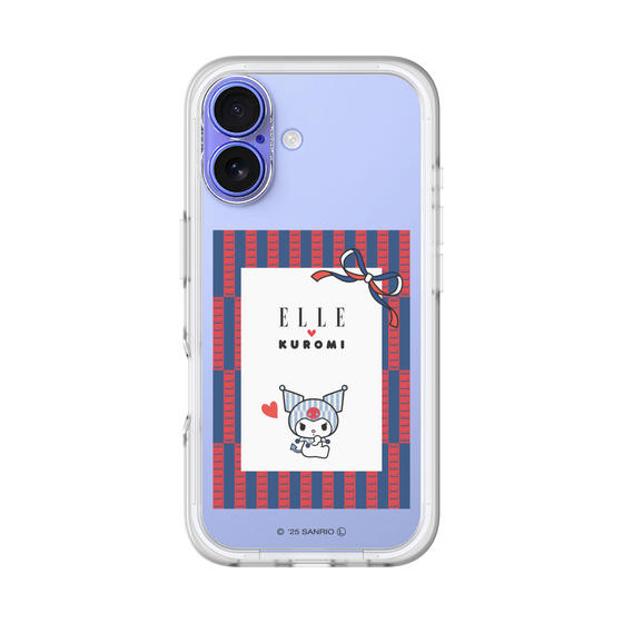 スリムプロテクションプレミアムケース［ ELLE×マイメロディ＆クロミ - トリコロールカラーグラフィック6 ］