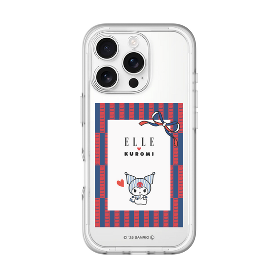 スリムプロテクションプレミアムケース［ ELLE×マイメロディ＆クロミ - トリコロールカラーグラフィック6 ］