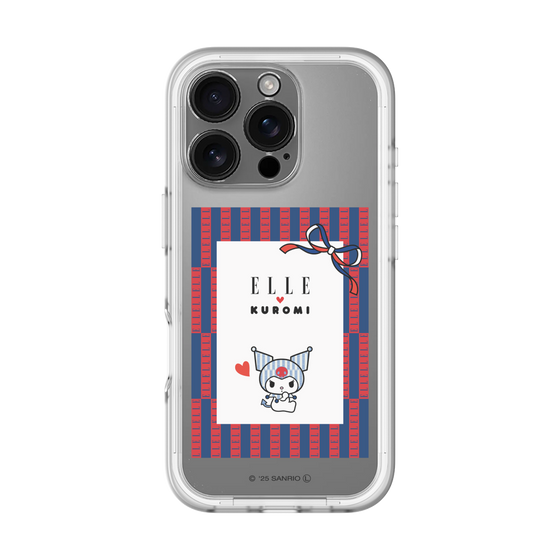スリムプロテクションプレミアムケース［ ELLE×マイメロディ＆クロミ - トリコロールカラーグラフィック6 ］