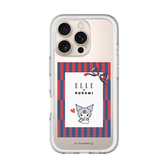 スリムプロテクションプレミアムケース［ ELLE×マイメロディ＆クロミ - トリコロールカラーグラフィック6 ］