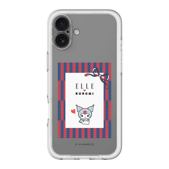 スリムプロテクションプレミアムケース［ ELLE×マイメロディ＆クロミ - トリコロールカラーグラフィック6 ］