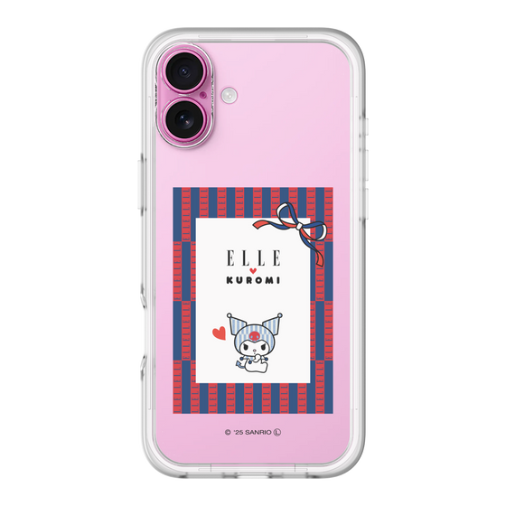 スリムプロテクションプレミアムケース［ ELLE×マイメロディ＆クロミ - トリコロールカラーグラフィック6 ］
