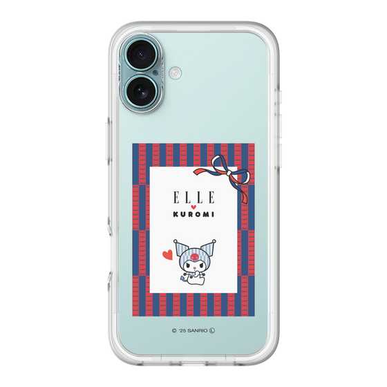 スリムプロテクションプレミアムケース［ ELLE×マイメロディ＆クロミ - トリコロールカラーグラフィック6 ］