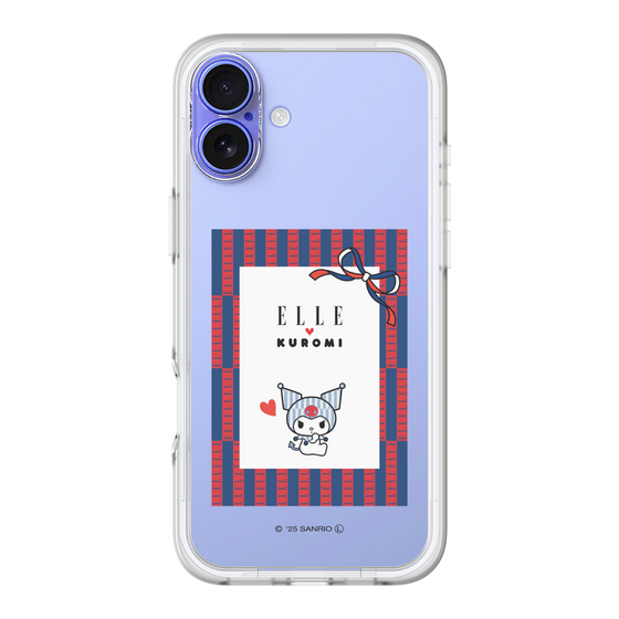 スリムプロテクションプレミアムケース［ ELLE×マイメロディ＆クロミ - トリコロールカラーグラフィック6 ］