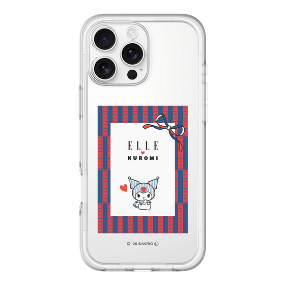 スリムプロテクションプレミアムケース［ ELLE×マイメロディ＆クロミ - トリコロールカラーグラフィック6 ］