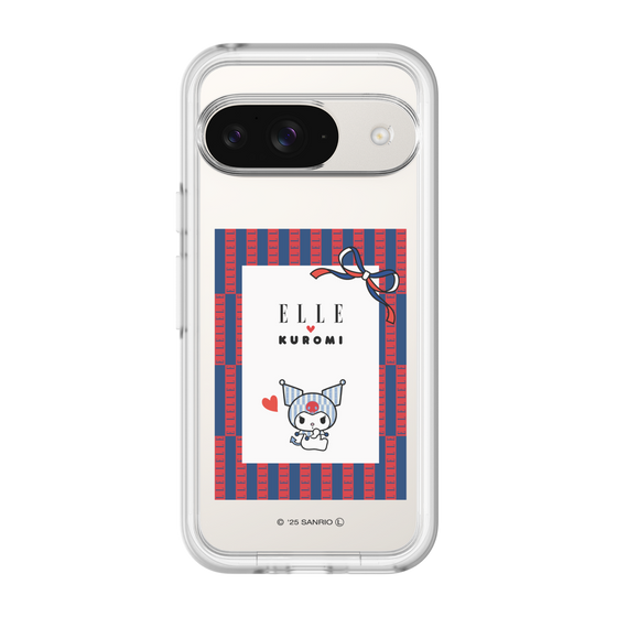 スリムプロテクションプレミアムケース［ ELLE×マイメロディ＆クロミ - トリコロールカラーグラフィック6 ］