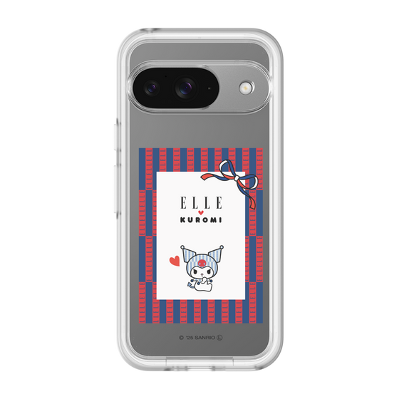 スリムプロテクションプレミアムケース［ ELLE×マイメロディ＆クロミ - トリコロールカラーグラフィック6 ］