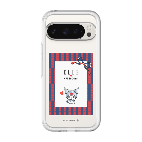 スリムプロテクションプレミアムケース［ ELLE×マイメロディ＆クロミ - トリコロールカラーグラフィック6 ］