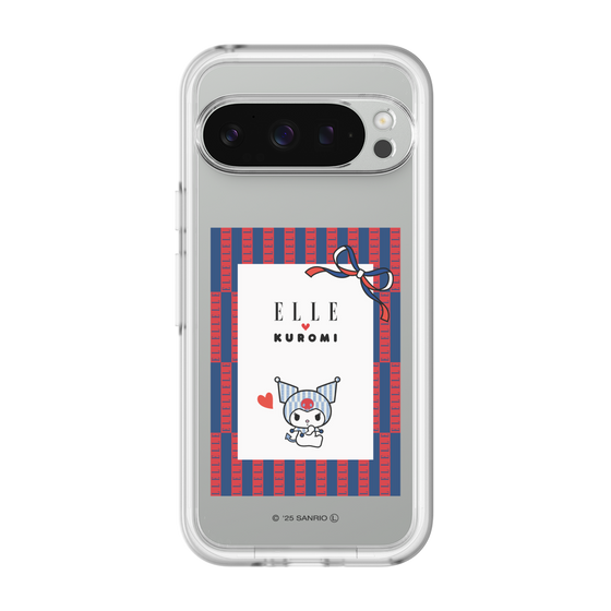 スリムプロテクションプレミアムケース［ ELLE×マイメロディ＆クロミ - トリコロールカラーグラフィック6 ］