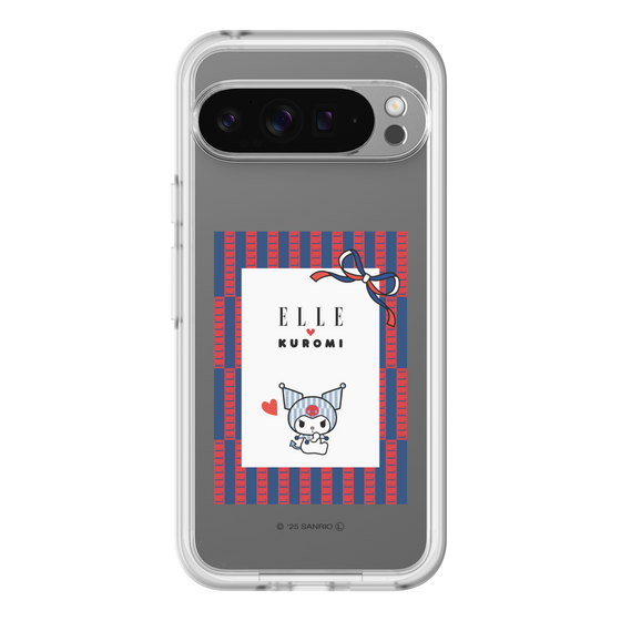 スリムプロテクションプレミアムケース［ ELLE×マイメロディ＆クロミ - トリコロールカラーグラフィック6 ］