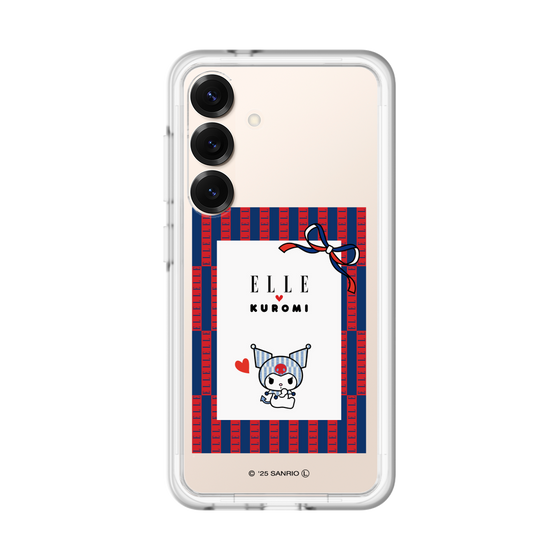 スリムプロテクションプレミアムケース［ ELLE×マイメロディ＆クロミ - トリコロールカラーグラフィック6 ］