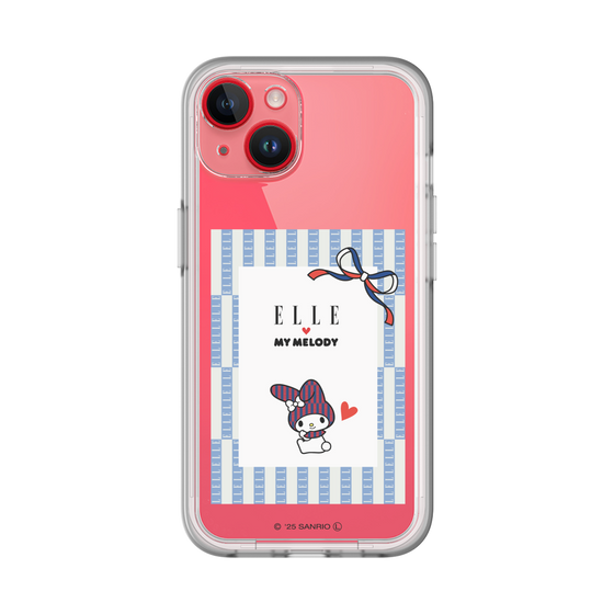 スリムプロテクションプレミアムケース［ ELLE×マイメロディ＆クロミ - トリコロールカラーグラフィック7 ］