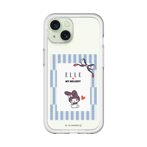 スリムプロテクションプレミアムケース［ ELLE×マイメロディ＆クロミ - トリコロールカラーグラフィック7 ］