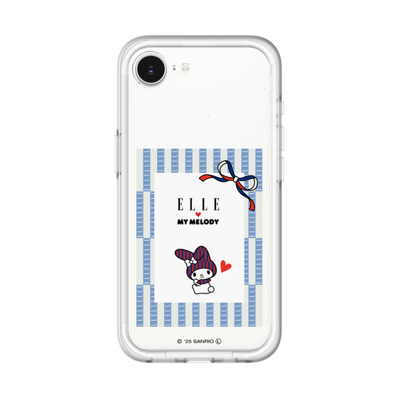 スリムプロテクションプレミアムケース［ ELLE×マイメロディ＆クロミ - トリコロールカラーグラフィック7 ］