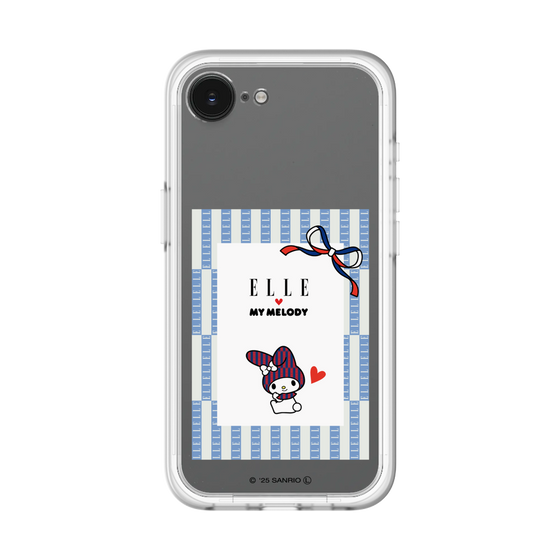 スリムプロテクションプレミアムケース［ ELLE×マイメロディ＆クロミ - トリコロールカラーグラフィック7 ］