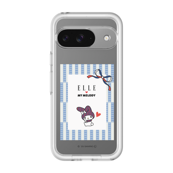 スリムプロテクションプレミアムケース［ ELLE×マイメロディ＆クロミ - トリコロールカラーグラフィック7 ］