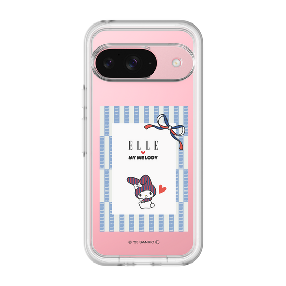 スリムプロテクションプレミアムケース［ ELLE×マイメロディ＆クロミ - トリコロールカラーグラフィック7 ］