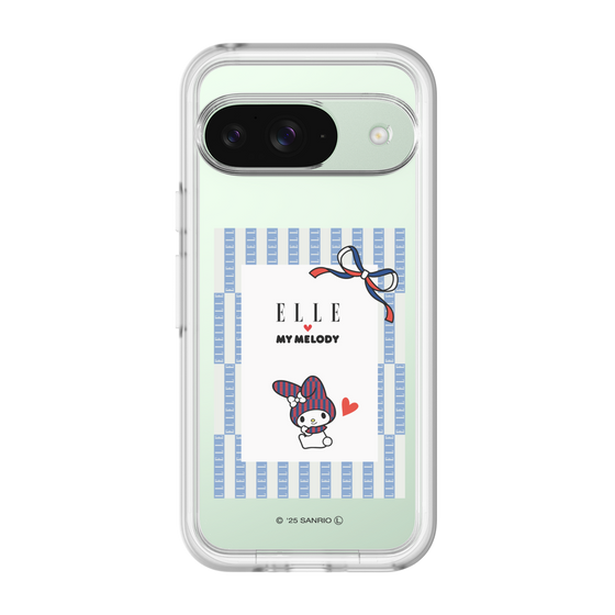 スリムプロテクションプレミアムケース［ ELLE×マイメロディ＆クロミ - トリコロールカラーグラフィック7 ］