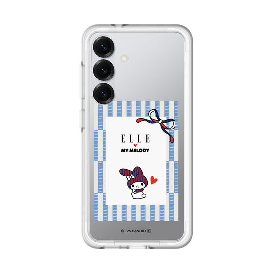 スリムプロテクションプレミアムケース［ ELLE×マイメロディ＆クロミ - トリコロールカラーグラフィック7 ］