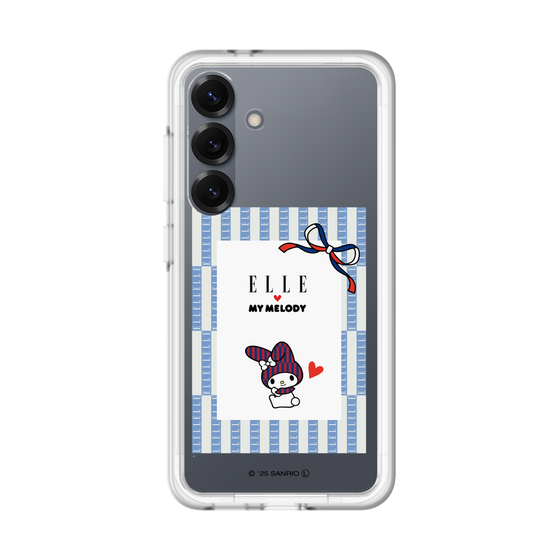 スリムプロテクションプレミアムケース［ ELLE×マイメロディ＆クロミ - トリコロールカラーグラフィック7 ］