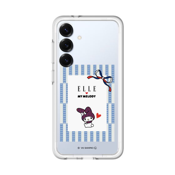 スリムプロテクションプレミアムケース［ ELLE×マイメロディ＆クロミ - トリコロールカラーグラフィック7 ］