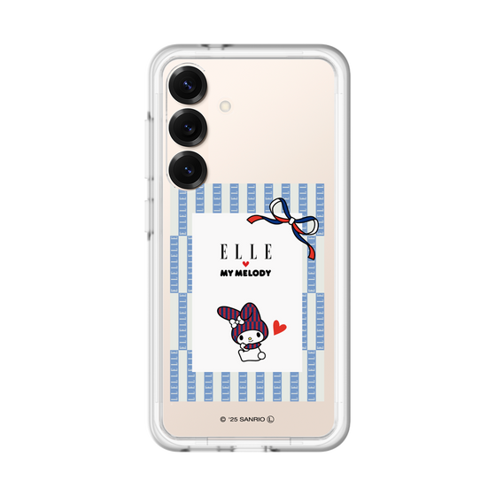 スリムプロテクションプレミアムケース［ ELLE×マイメロディ＆クロミ - トリコロールカラーグラフィック7 ］