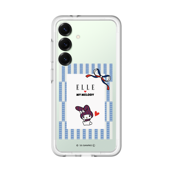 スリムプロテクションプレミアムケース［ ELLE×マイメロディ＆クロミ - トリコロールカラーグラフィック7 ］