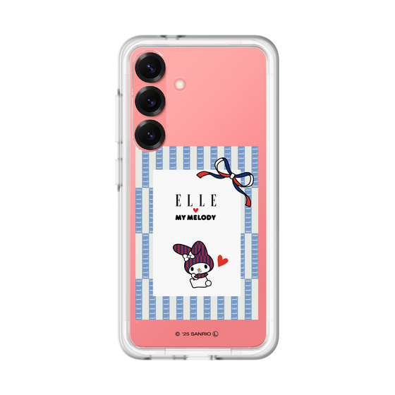 スリムプロテクションプレミアムケース［ ELLE×マイメロディ＆クロミ - トリコロールカラーグラフィック7 ］