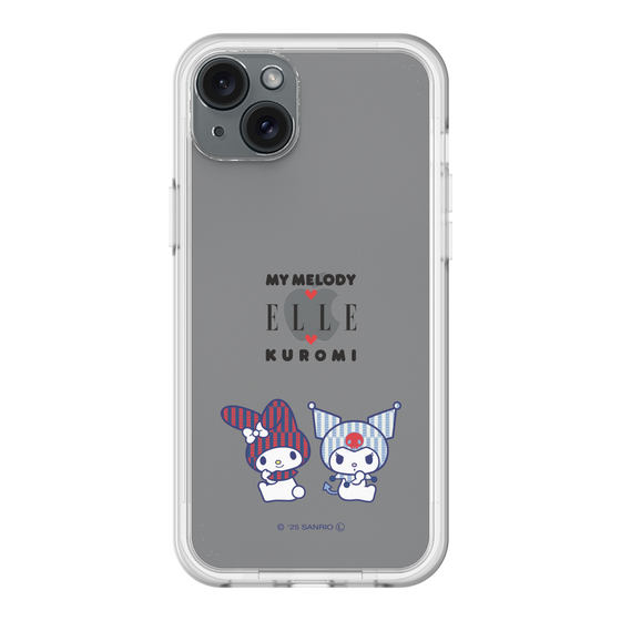 スリムプロテクションプレミアムケース［ ELLE×マイメロディ＆クロミ - トリコロールカラーグラフィック8 ］