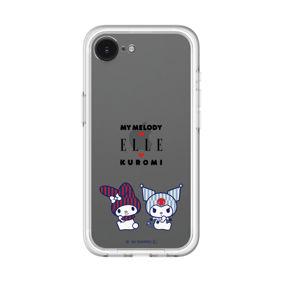 スリムプロテクションプレミアムケース［ ELLE×マイメロディ＆クロミ - トリコロールカラーグラフィック8 ］