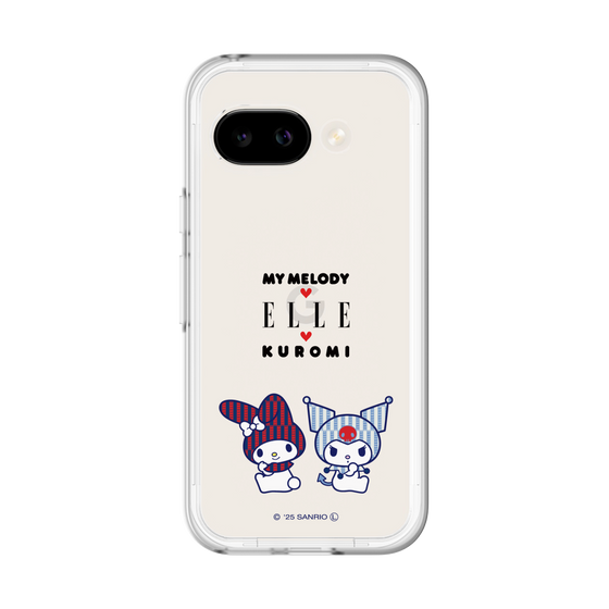 スリムプロテクションプレミアムケース［ ELLE×マイメロディ＆クロミ - トリコロールカラーグラフィック8 ］