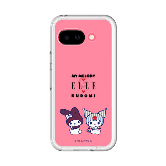 スリムプロテクションプレミアムケース［ ELLE×マイメロディ＆クロミ - トリコロールカラーグラフィック8 ］