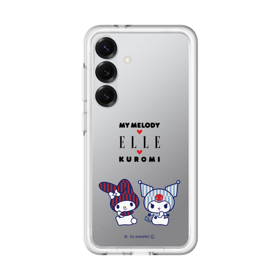 スリムプロテクションプレミアムケース［ ELLE×マイメロディ＆クロミ - トリコロールカラーグラフィック8 ］