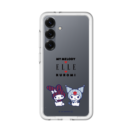 スリムプロテクションプレミアムケース［ ELLE×マイメロディ＆クロミ - トリコロールカラーグラフィック8 ］